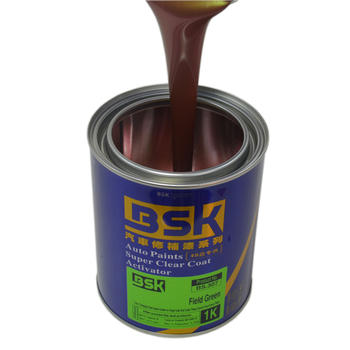 Liquid Coating Acrylic Spray Car Paint Manufacturer Good Leveling 1K Gold Silver Color Metal Paint For Car