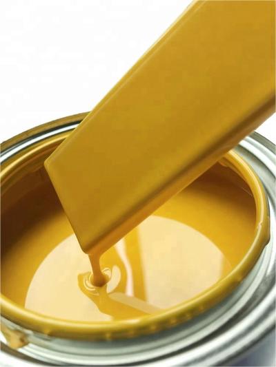 China Manufacturer 2K Acrylic Reflective Middle Yellow Color Car Base Paint