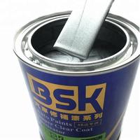 Anti Corrosion Rust Resistant 1K Metallic Flash Gray Silver Color Automotive Custom Paint