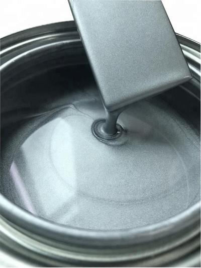 Good Coverage Fine Light Silver Gray Metallic Liquid Spray Car Base Paint For Automobile Or Vehicle Body Refinish