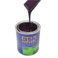 Hot Selling Complete Base Paint System Auto Paint Supplier 1K Color Coating Bordeaux For Car Protection
