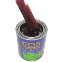 UV Resistant 1K Acrylic Free Sample Rust Resistant Solid Transparent Red Oxide Color Base Coating Metal Repair Car Paint